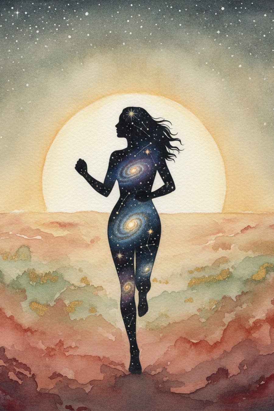 Carta do oráculo: O Poder da Sombra — corpo de estrelas